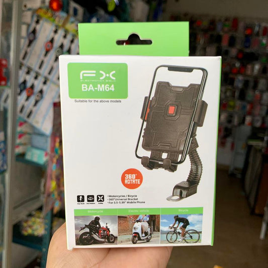 Base Soporte Celular Para Motocicleta Bicicleta Carriola BA-M64 (ASOC)