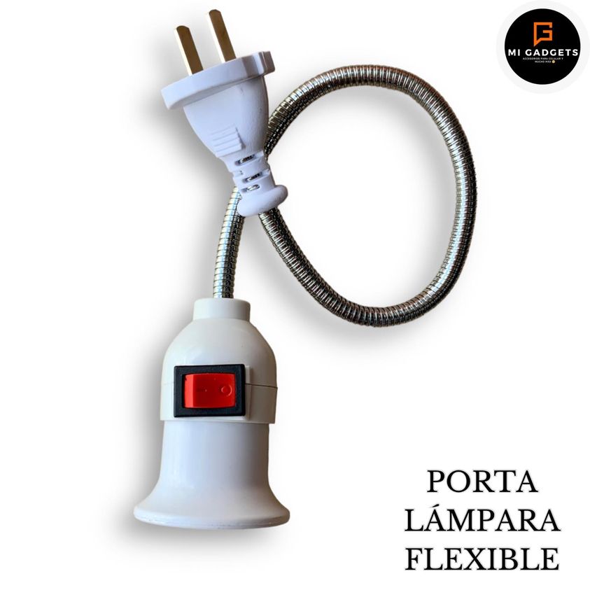 EXTENSION Porta Lampara Socket Flexible Extendido HL-DX9628