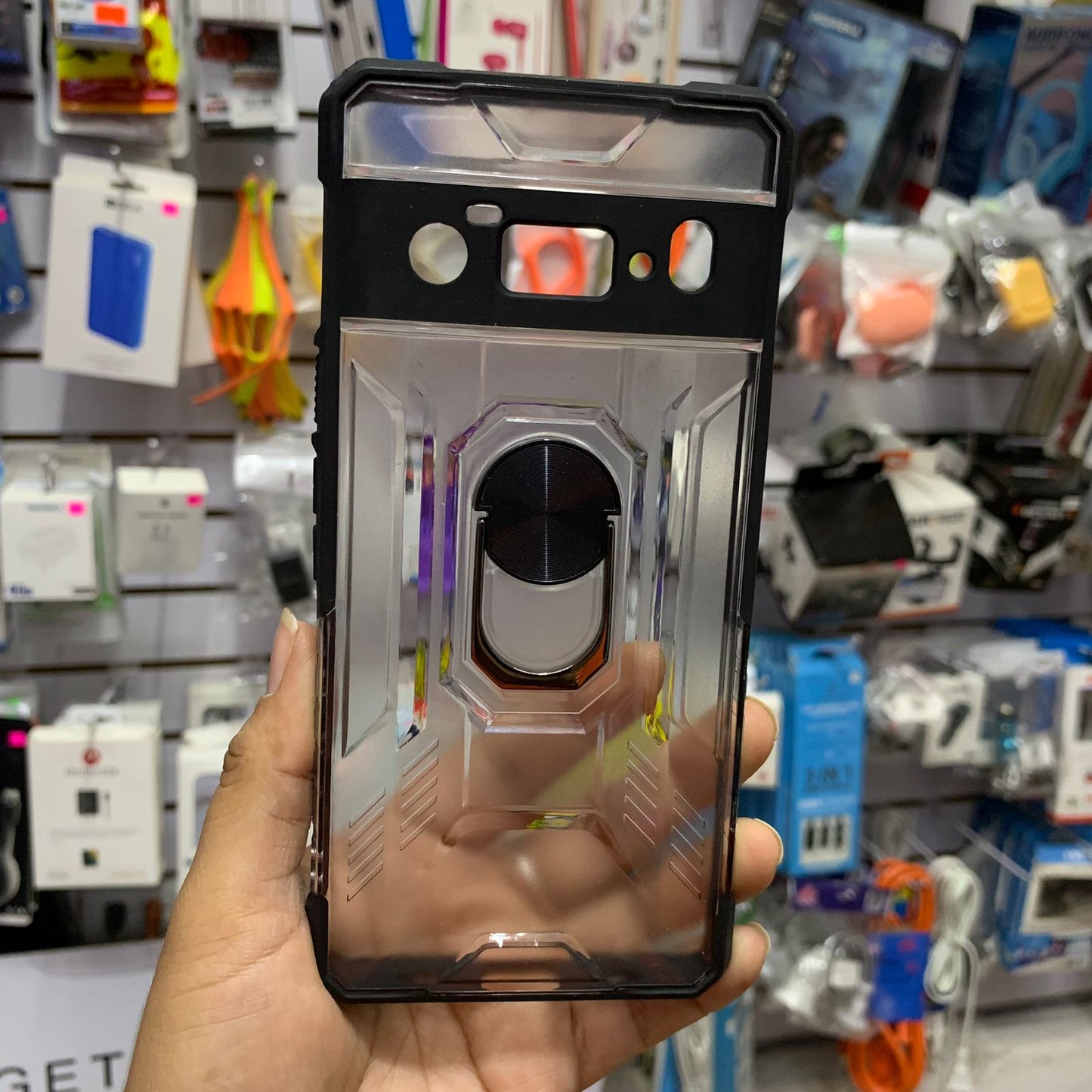 Funda Uso Rudo Anillo Para Google Pixel 6 Pro