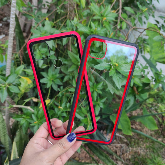 Funda Acrilico Con Borde Color Para Xiaomi Redmi 9C