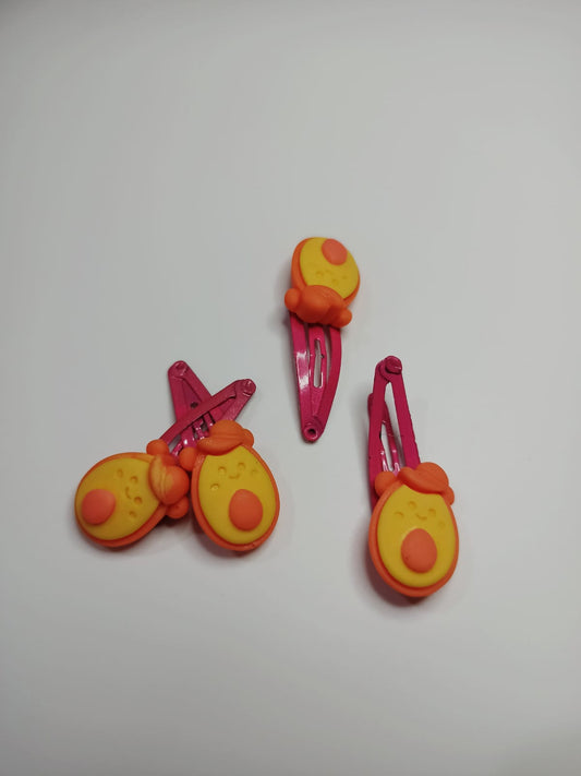 BROCHE DE AGUACATE PARA CABELLO