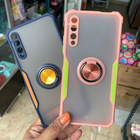 Funda Uso Rudo Con Anillo Para Huawei Y9s