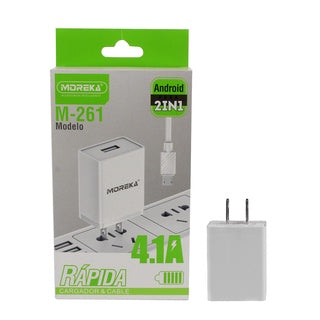 Cargador Carga Rapida Tipo C Moreka M-261