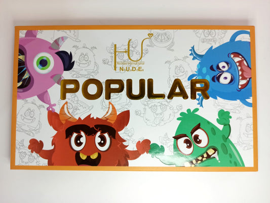 PALETA DE 18 SOMBRAS NHUUDDEA POPULAR