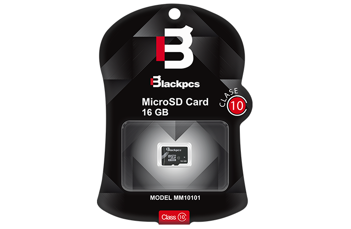 Memoria Micro SD MICROSD 16Gb BLACKPCS MM10101A-16 (ASOC)