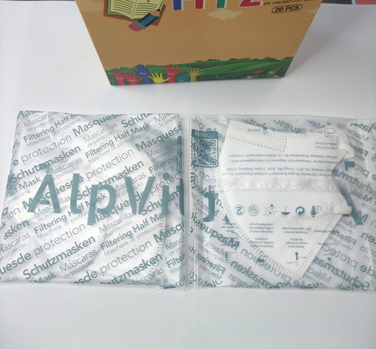 KN95 INFANTIL INDIVIDUAL COLOR BLANCO