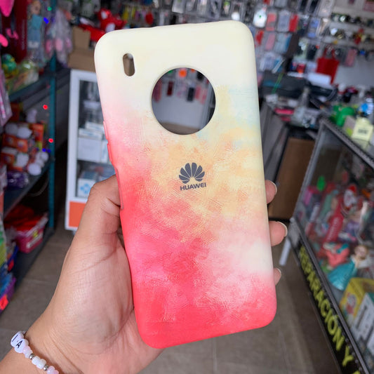 Funda Silicona Acuarela Para Huawei Y9A