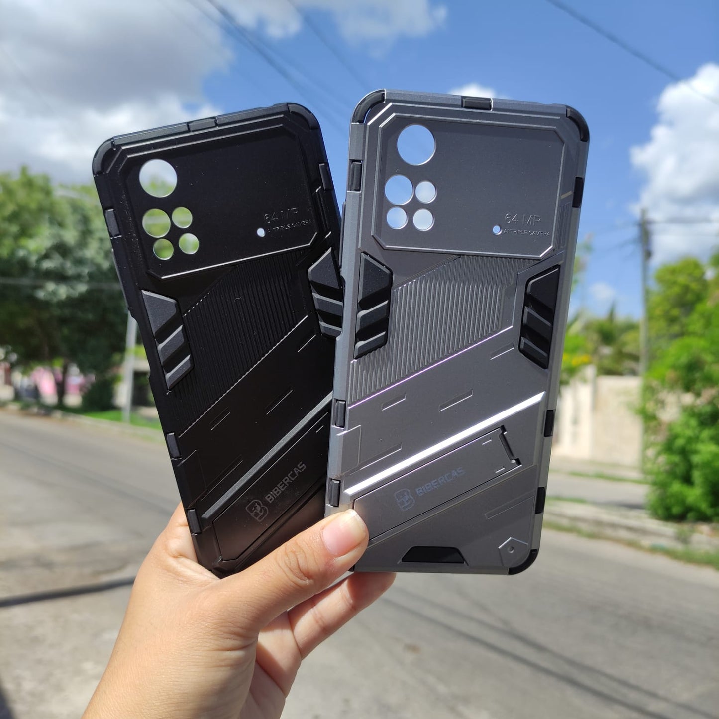 Funda Uso Rudo Bibercas Para Xiaomi Poco M4 Pro 4G