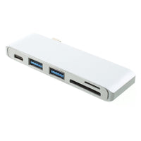 Adaptador Hub USB Tipo C a Tipo  C USB3.0  Lector de tarjetas SD Card MicroSD