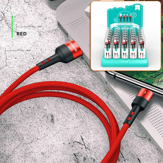 Cable de Carga y Datos USAMS 1m Carga Rapida Micro USB V8 2.0A Modelo U26