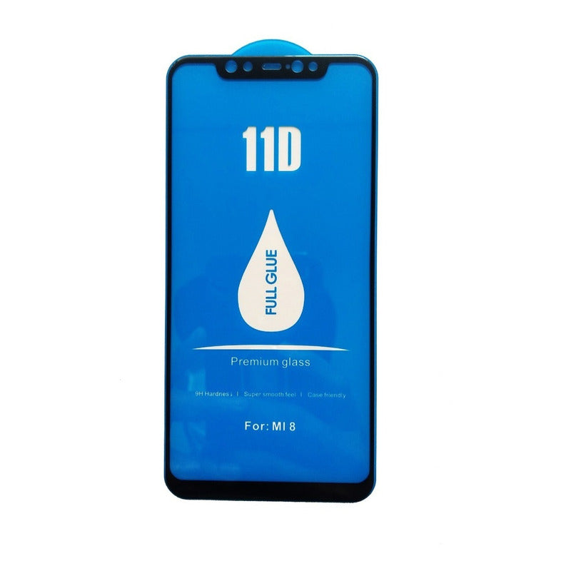 Mica Templada Full Glue Premium 11d Para Xiaomi Mi 8