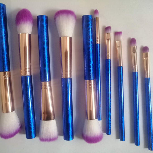 SET DE 10 BROCHAS - AZUL