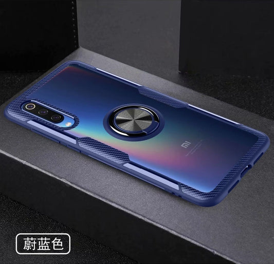 Funda Transparente Con Anillo para Xiaomi Mi 9 SE Mi 9SE
