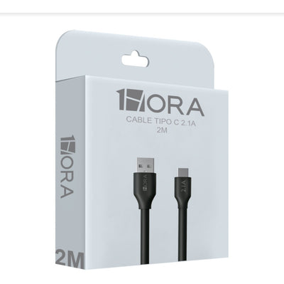 CABLE TIPO C 1HORA 2M CAB246