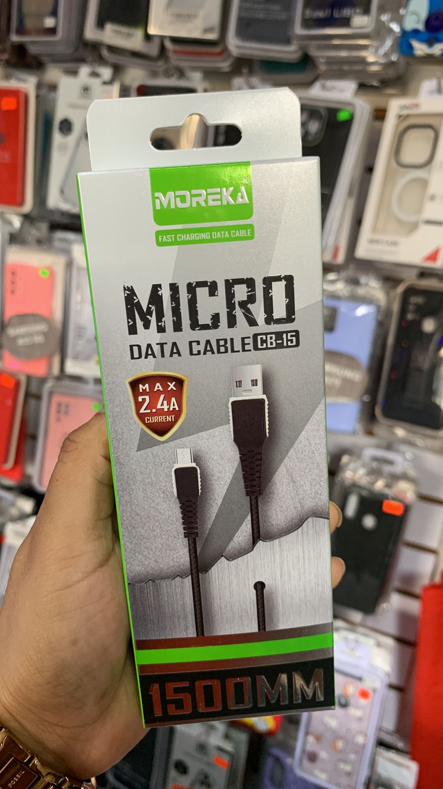 Cable V8 Moreka 1.5M CB-15