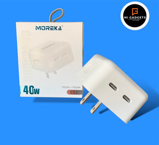 Cubo Cargador Moreka 40W CC21