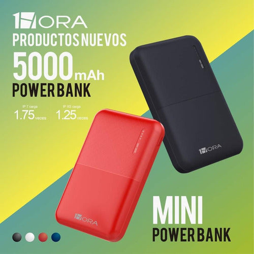 POWER BANK 1HORA 5000 MAH GAR103