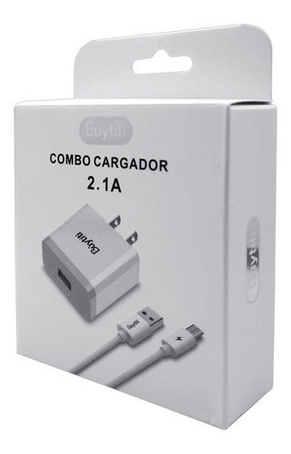 Cargador Carga Rápida V8 Buytiti 2.1A CAR-605