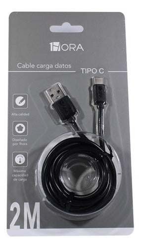 Cable Tipo C 2m 1Hora CAB185