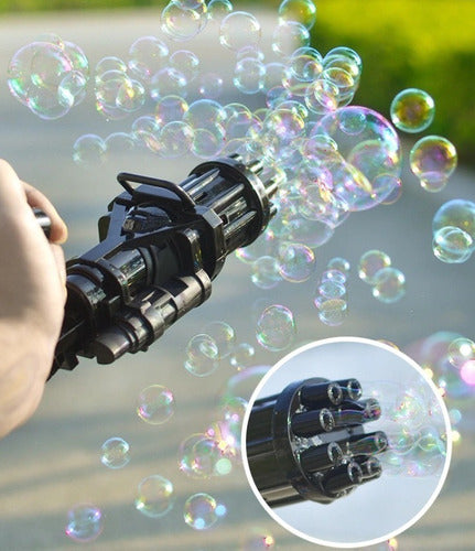 PISTOLA DE BURBUJAS DE JUGUETE