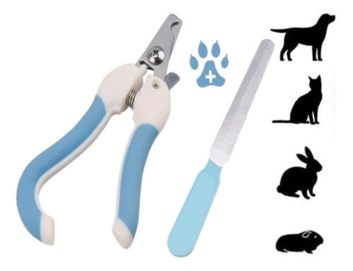 Kit De Alicate Y Lima Para Cortar Uñas De Mascotas