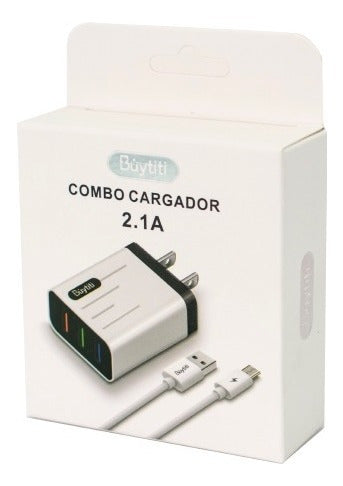 CARGADOR CARGA RÁPIDA V8 BUYTITI 2.1A