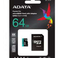 Memoria Micro Sd 64gb Adata V30 Premier Pro K