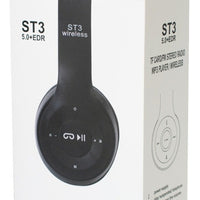 Audifonos Bluetooth ST3 5.0+EDR RADIO MP3