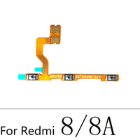 Flex boton  ON OFF Volumen Camara Key Button Switch Flex Cable para Xiaomi Redmi 7 7A 8 8A 9 9A Note 7 8 8T 9 10 Pro 9s MI 10T Lite 10