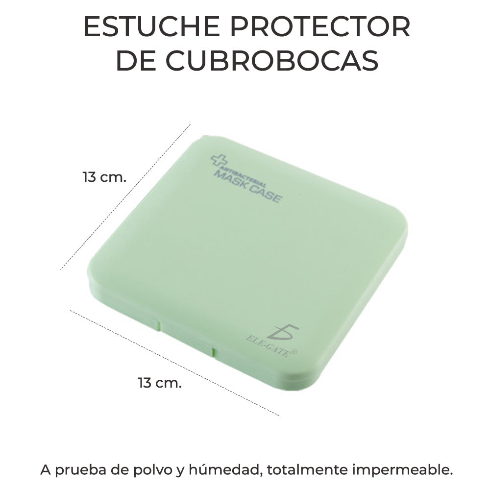 PORTA CUBREBOCAS CUADRADO ESTUCHE