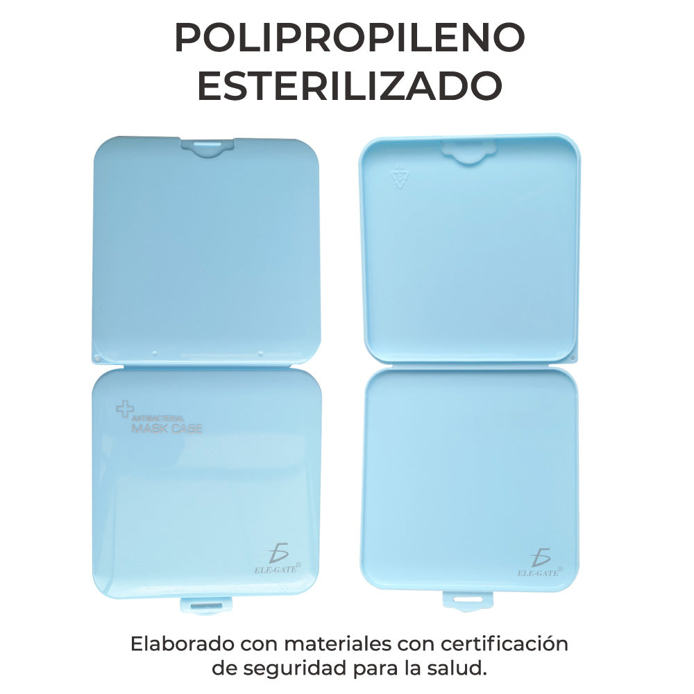 PORTA CUBREBOCAS CUADRADO ESTUCHE