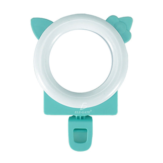 Espejo Aro de Luz Led Soporte Celular Recargable