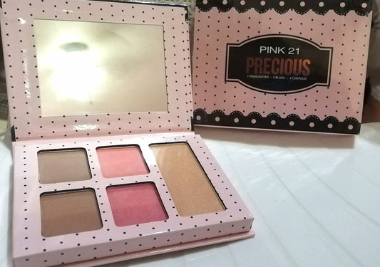Paleta de contorno iluminar y blush Pink 21 Precious