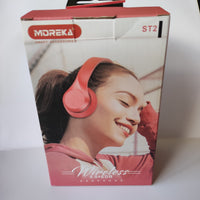 Audífonos Bluetooth Moreka ST2 5.0+EDR RADIO MP3