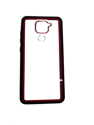 Funda Acrilico Con Bordes Color Para Xiaomi Redmi Note 9