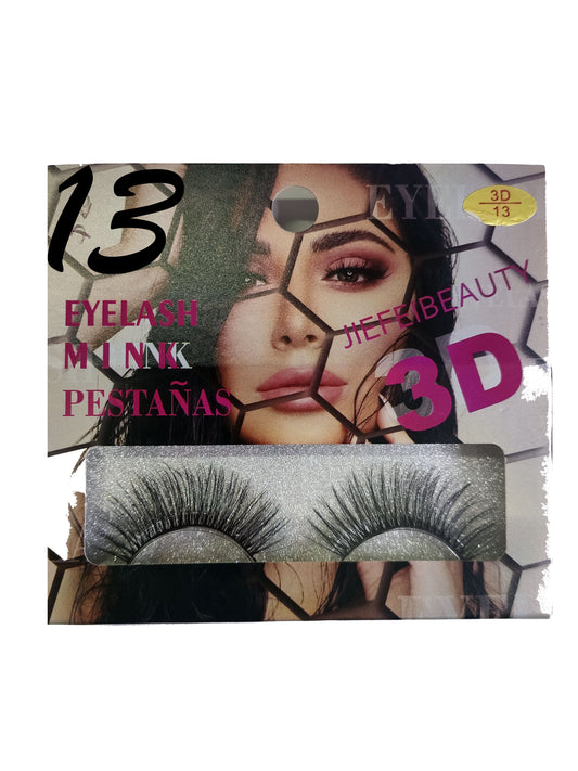PESTAÑAS JIEFEI BEAUTY MINK 3D