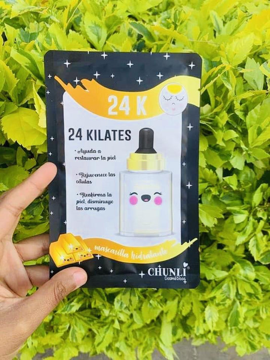 MASCARILLA FACIAL 24K CHUNLI