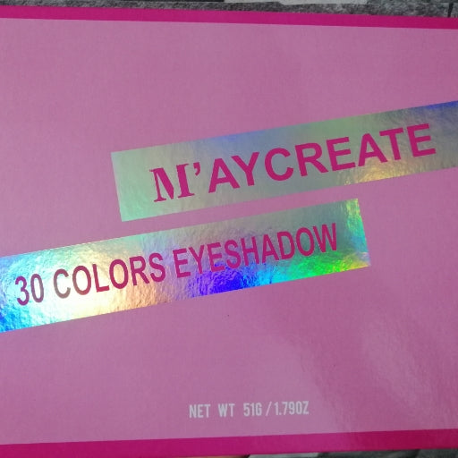 PALETA DE SOMBRAS M'AYCREATE 30 TONOS