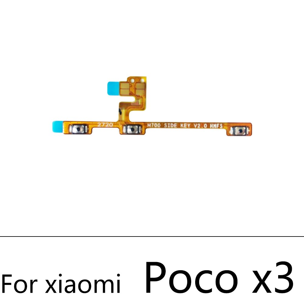 FLEX DE ENCENDIDO ON OFF VOLUMEN XIAOMI POCO X3 POCO X3 NFC