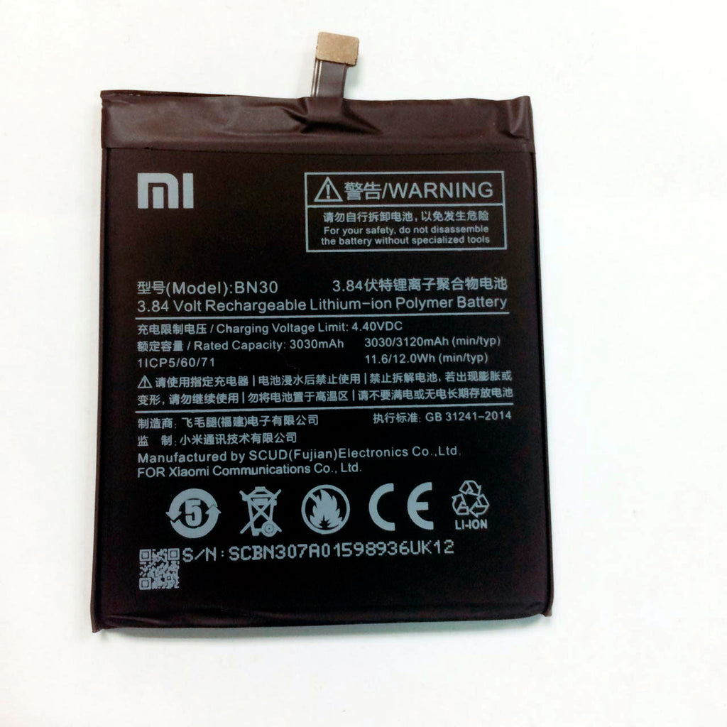 Bateria Pila para Xiaomi Redmi 4A BN30