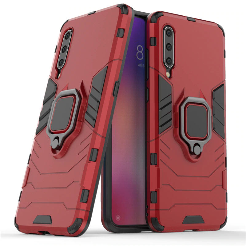 Funda Uso Rudo Anillo Para Xiaomi Mi 9