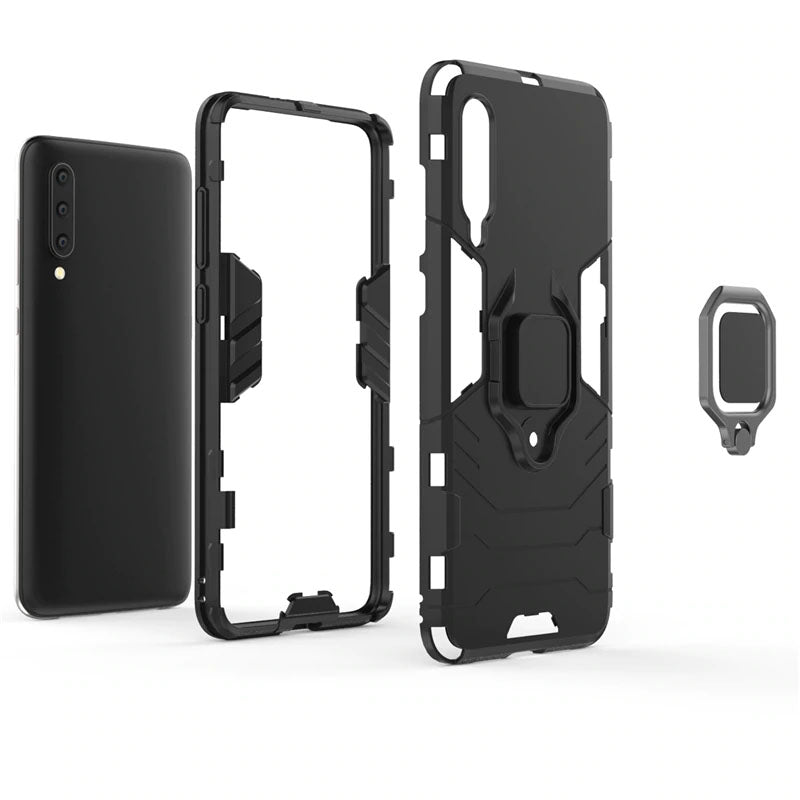Funda Uso Rudo Anillo Para Xiaomi Mi 9
