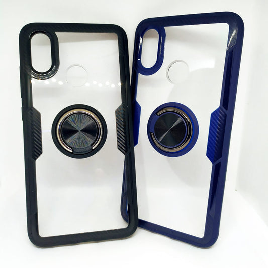 Funda Transparente con anillo giratorio para Xiaomi Mi 8