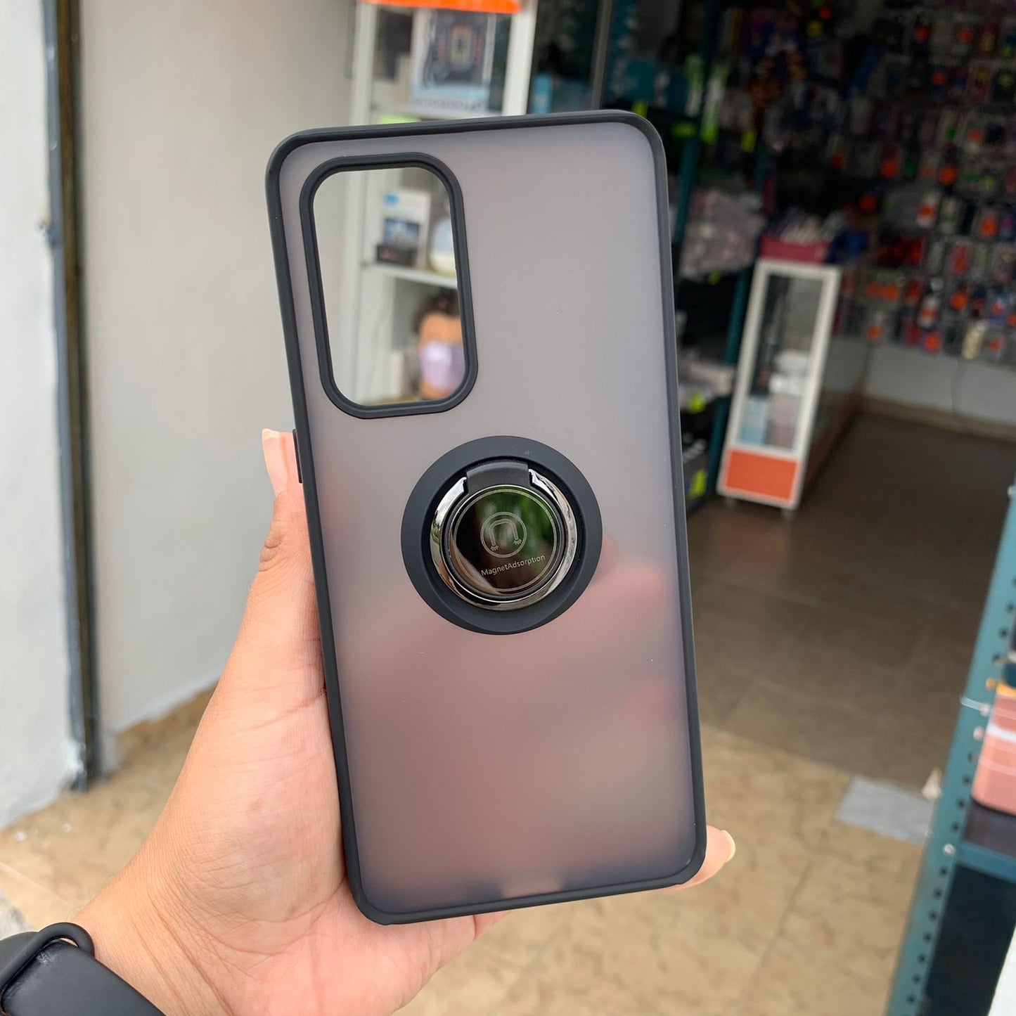 Funda Uso Rudo Anillo Para One Plus 9