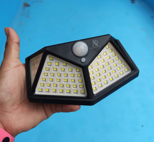 Lámpara Solar Sensor Luz Con 3 Modos Para Exterior HS-8010B