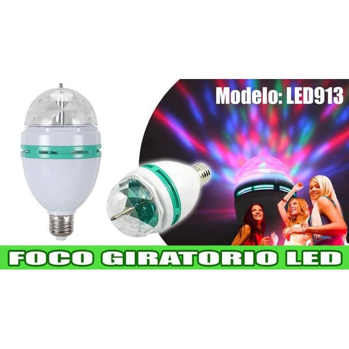 Foco Led Multicolor Giratorio RGB VL-001