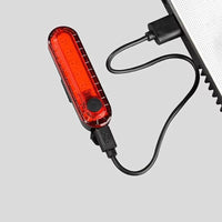 Luces de bicicleta con luz trasera con montar a prueba de agua LED trasero USB Recargable BICI-016