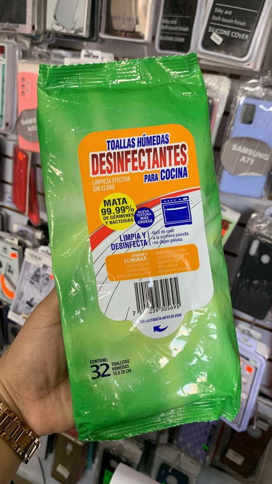 Toallas Húmedas Desinfectantes
