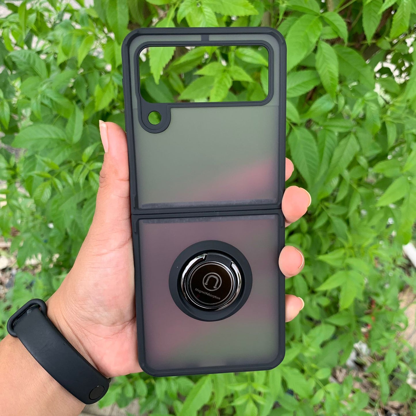 Funda Uso Rudo Anillo Para Samsung Flip 3