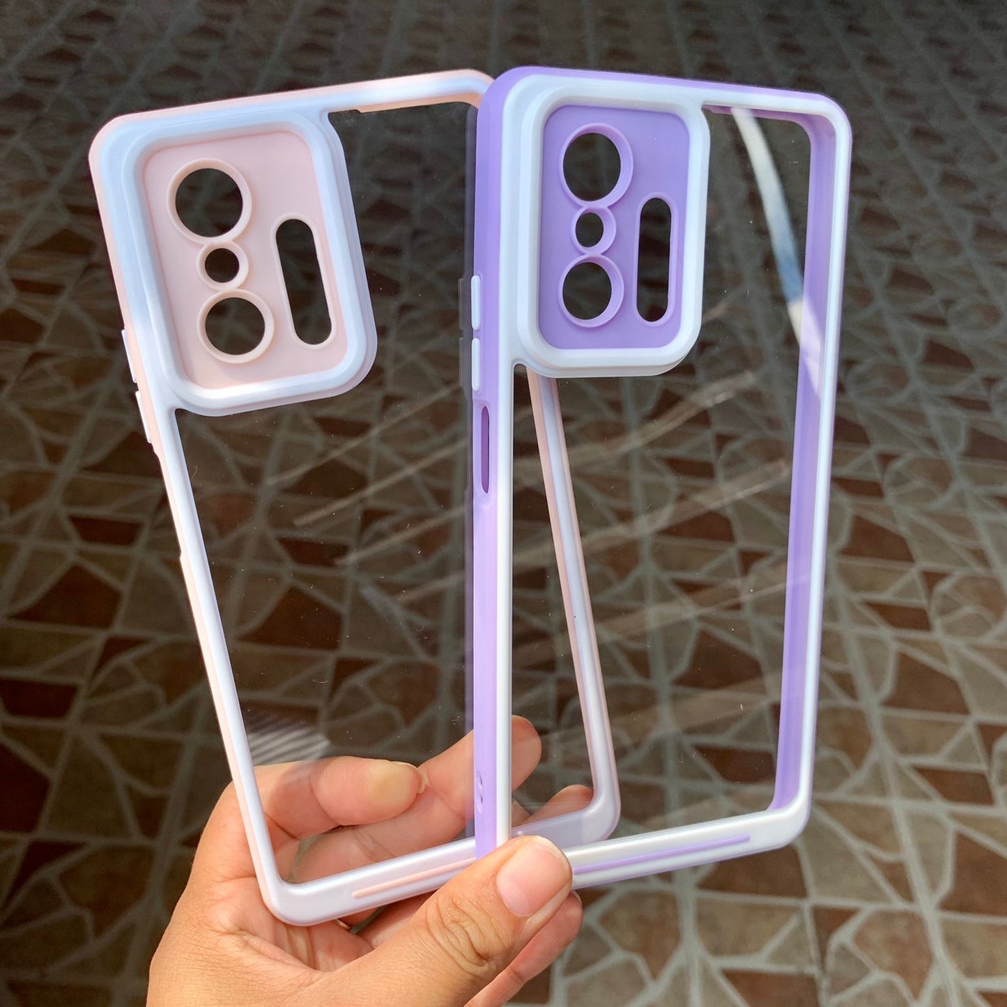 Funda Acrílico Bicolor Para Xiaomi Mi 11T / Mi 11T Pro